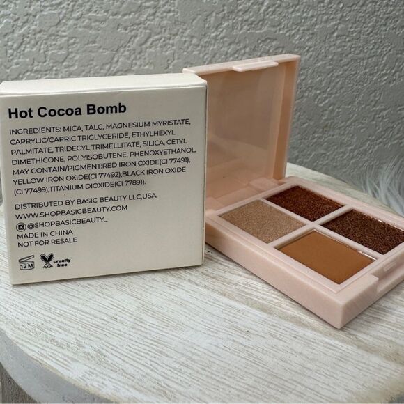 $5โ ๐ Basic Beauty EyeshadowโQuad In Hot Cocoa Bomb ๐ฃ๐ - Picture 3 of 6